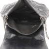 Chanel Petit Shopping shoulder bag in quilted canvas and black leather - Detail D3 thumbnail