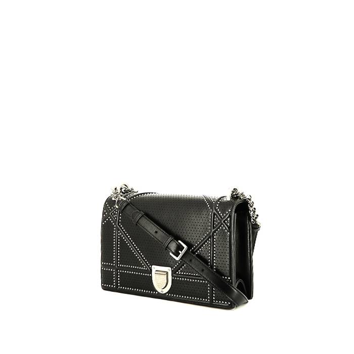 Dior Diorama shoulder bag in black leather - 00pp