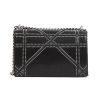 Sac bandoulière Dior Diorama en cuir noir - Detail D2 thumbnail