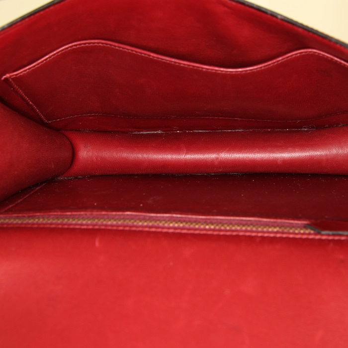 Borsa Hermes Constance in pelle box bordeaux - Detail D2
