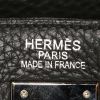 Borsa Hermes Kelly 35 cm in pelle taurillon clemence nera - Detail D4 thumbnail