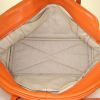 Hermès Victoria II handbag in orange togo leather - Detail D2 thumbnail