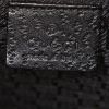 Gucci Jackie handbag in black canvas and black leather - Detail D3 thumbnail