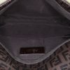 Fendi Zucca shoulder bag in brown monogram canvas and brown leather - Detail D2 thumbnail