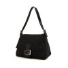 Fendi Big Mama handbag in black monogram canvas and black leather - 00pp thumbnail