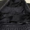 Fendi Big Mama handbag in black monogram canvas and black leather - Detail D2 thumbnail