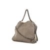 Stella McCartney Falabella Fold Over small model handbag in grey canvas - 00pp thumbnail