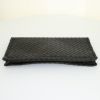 Pochette Bottega Veneta Turnlock in pelle intrecciata nera - Detail D4 thumbnail