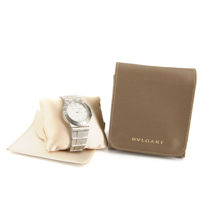 Reloj Bulgari Diagono de acero Ref :  LCV35S Circa  2000