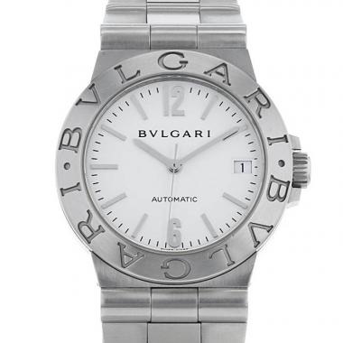 Bulgari Diagono watch in stainless steel Ref:  LCV35S Circa  2000