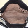 Bolso de mano Bottega Veneta en cuero intrecciato negro - Detail D2 thumbnail