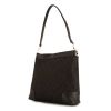 Shopping bag Gucci in tela monogram e pelle marrone - 00pp thumbnail