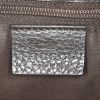 Gucci shopping bag in monogram canvas and brown leather - Detail D3 thumbnail