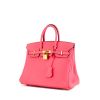Hermes Birkin 25 cm handbag in azalea pink Swift leather - 00pp thumbnail