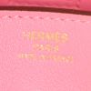 Bolso de mano Hermes Birkin 25 cm en cuero swift azalea pink - Detail D3 thumbnail