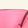 Bolso de mano Hermes Birkin 25 cm en cuero swift azalea pink - Detail D4 thumbnail