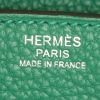 Hermes Birkin 30 cm handbag in green togo leather - Detail D3 thumbnail