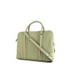 Briefcase in green leather - 00pp thumbnail