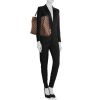 Sac porté épaule Louis Vuitton Graceful petit modèle en toile damier et cuir marron - Detail D1 thumbnail
