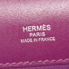 Pochette Hermès Kelly Cut en cuir box violet Anemone - Detail D3 thumbnail