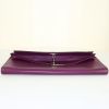 Bolsito de mano Hermès Kelly Cut en cuero box violeta Anemone - Detail D5 thumbnail