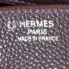 Hermes Birkin 35 cm handbag in purple Cassis togo leather and pink leather - Detail D3 thumbnail