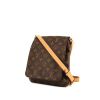 Borsa a tracolla Louis Vuitton Musette Salsa in tela monogram marrone e pelle naturale - 00pp thumbnail