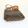 Bolso bandolera Louis Vuitton Musette Salsa en lona Monogram marrón y cuero natural - Detail D4 thumbnail