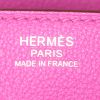 Bolso de mano Hermes Birkin 30 cm en cuero togo rosa - Detail D3 thumbnail