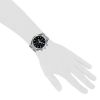 Vacheron Constantin Overseas Chronograph watch in stainless steel Ref:  49150 Circa  2010 - Detail D1 thumbnail