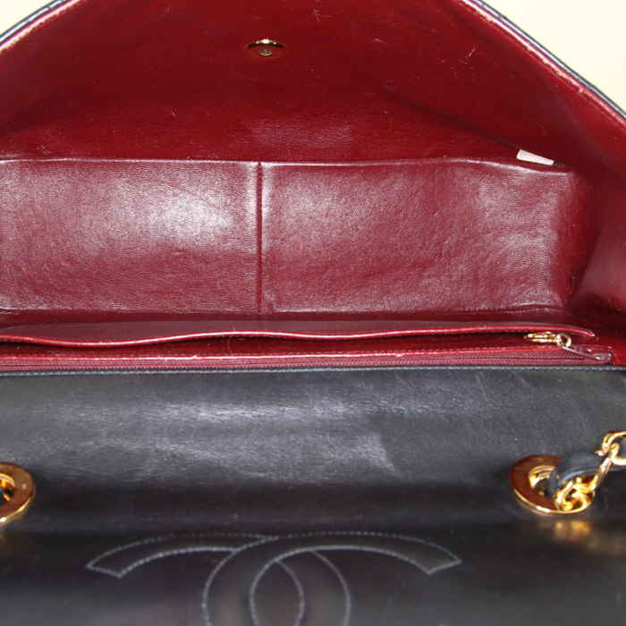 Borsa Chanel Timeless Maxi Jumbo in pelle trapuntata nera - Detail D3