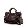 Balenciaga Classic City handbag in brown leather - 00pp thumbnail