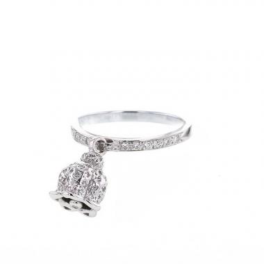 Bague Dior Muguet en or blanc et diamants