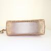 Chanel Top Handle handbag in metallic pink quilted grained leather - Detail D5 thumbnail