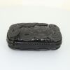 Bottega Veneta Knot pouch in black python - Detail D4 thumbnail