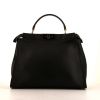 Fendi Peekaboo large model handbag in black leather - 360 thumbnail