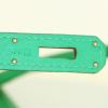 Borsa Hermes Birkin 40 cm in pelle togo verde Bamboo - Detail D4 thumbnail