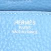 Borsa Hermes Birkin 35 cm in pelle togo Bleu Paradis - Detail D3 thumbnail