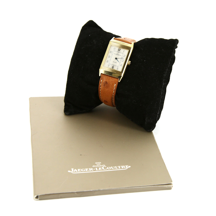 Jaeger Lecoultre Reverso watch in yellow gold Ref:  252 1 47 - Detail D3