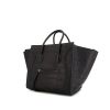Céline Phantom shopping bag in navy blue leather - 00pp thumbnail