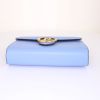 Gucci GG Marmont shoulder bag in blue grained leather - Detail D4 thumbnail