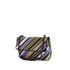 Bottega Veneta Olimpia shoulder bag in black, purple, green and white multicolor leather - 00pp thumbnail