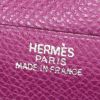 Portefeuille Hermès Béarn en cuir epsom violet Anemone - Detail D3 thumbnail