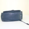 Bottega Veneta shoulder bag in blue braided leather - Detail D4 thumbnail