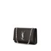 Bolso bandolera Saint Laurent Kate modelo pequeño en cuero granulado negro - 00pp thumbnail