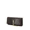 Saint Laurent Kate handbag/clutch in black leather - 00pp thumbnail