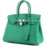 Borsa Hermès Birkin 30 cm in pelle Epsom verde Verone - 00pp thumbnail