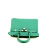 Borsa Hermès Birkin 30 cm in pelle Epsom verde Verone - 360 Front thumbnail