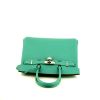 Hermès Birkin 30 cm handbag in green Verone epsom leather - 360 Front thumbnail