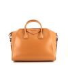 Givenchy Antigona medium model handbag in gold smooth leather - 360 thumbnail